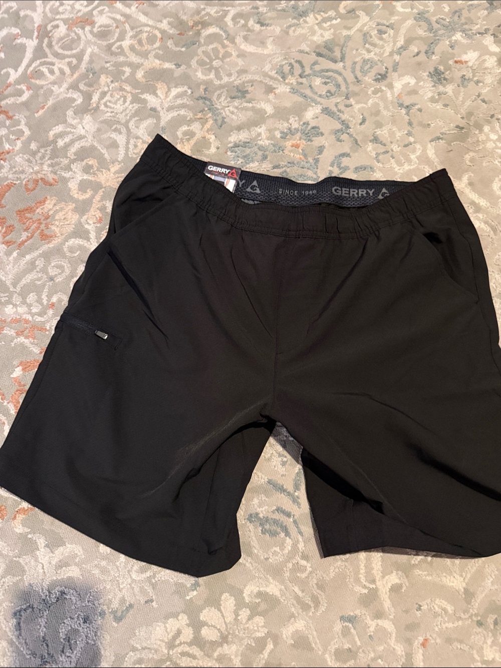 Gerry Weber Men's Black Athletic Hybrid Shorts